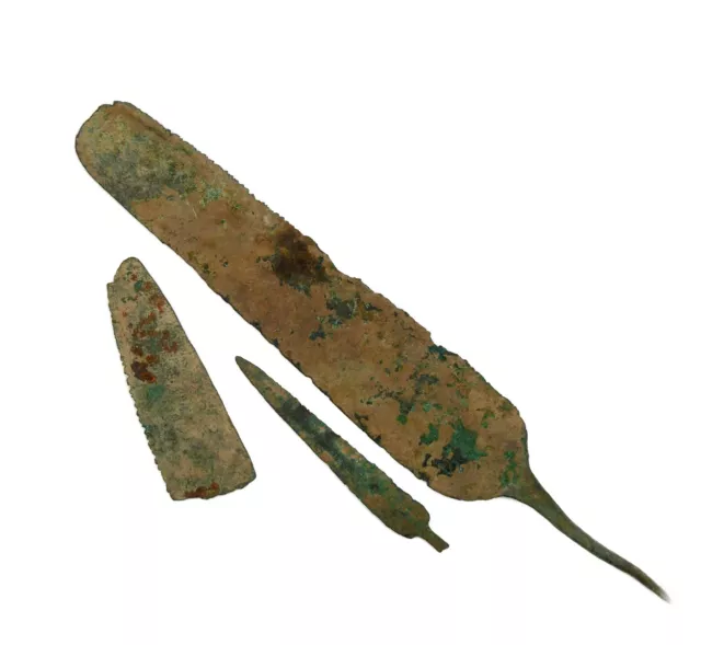 Ancient Bronze blade Weapon Study Group Circa 1000 BC