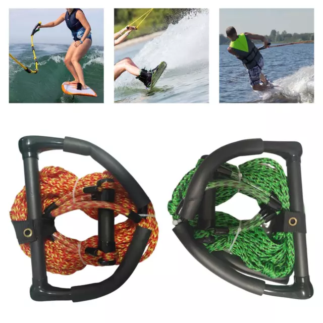 Water Ski Rope Water Sports Rope Portable Heavy Duty Wake Surfing Rope Water Ski