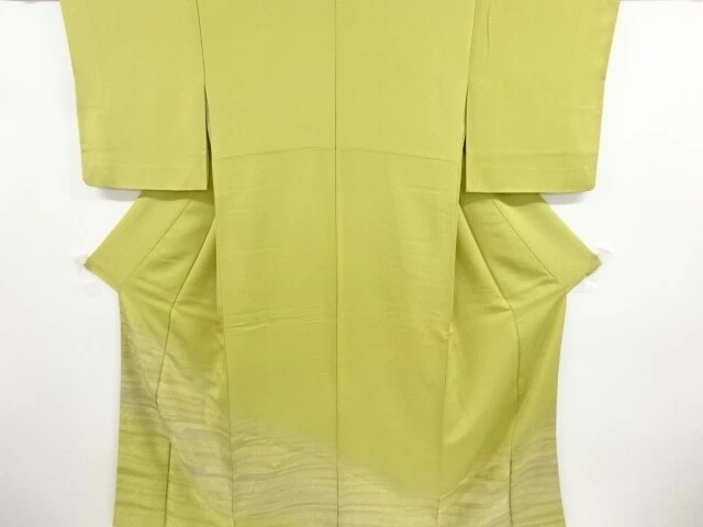 6767095: Japanese Kimono / Vintage Iro-Tomesode / Juko Ori / Embroidery / Abstra