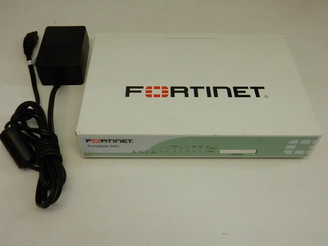 FORTINET FORTIGATE FG-60C Router Security Appliance Firewall With Power ...
