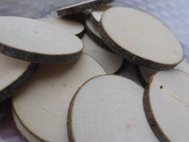 15 x Holzscheiben Astscheiben Baumscheiben  Ahorn 5 mm Basteln Deko Floristik