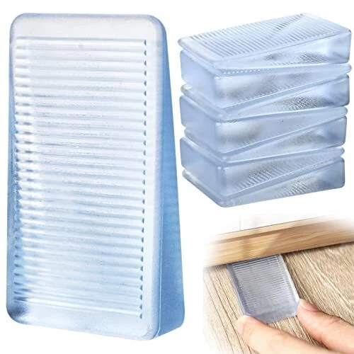 8 Pack Plastic Shims, Clear Table Shims, Level Wedge, Furniture Levelers, Toilet