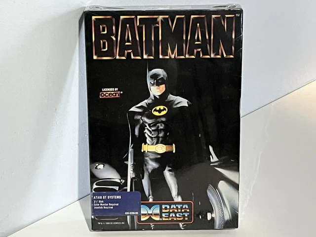 Batman 1989 Movie DC Comics Atari ST Game - Sealed NEW!