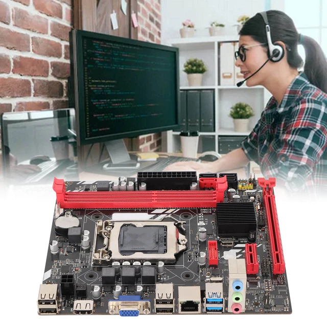 MOTHERBOARD LGA 1155 Pin DDR3 VGA Interface HD Multimedia Interface 6Gb ...
