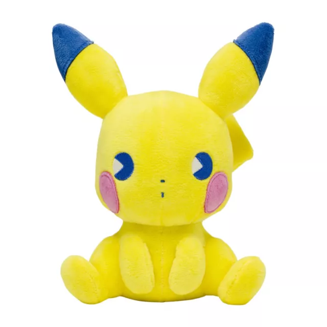 Pokemon Pikachu Plüschfigur 15 cm Saiko Soda Refresh Kuscheltier / Plüsch NEU!