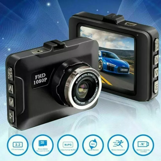 Mini Telecamera Per Dvr Auto Full Hd 1080P Monitor 2.2 Sd Video Camera Le-884