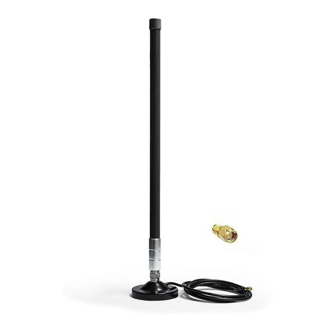 5dBi 858-878MHz for Helium Hotspot Miner Antenna+Magnet Base (55cm Black)