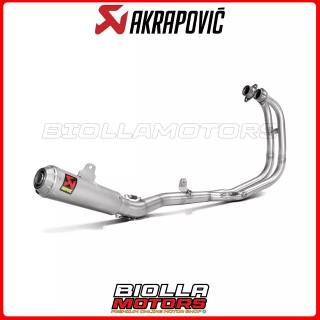 SILENZIATORE COMPLETO AKRAPOVIC Yamaha MT-03 2019 ACCIAIO S-Y2R1-CUBSS