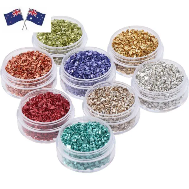 Crushed Crushed Glass for Crafts Glass Fine Glitter Art Resin  Jewelry Making