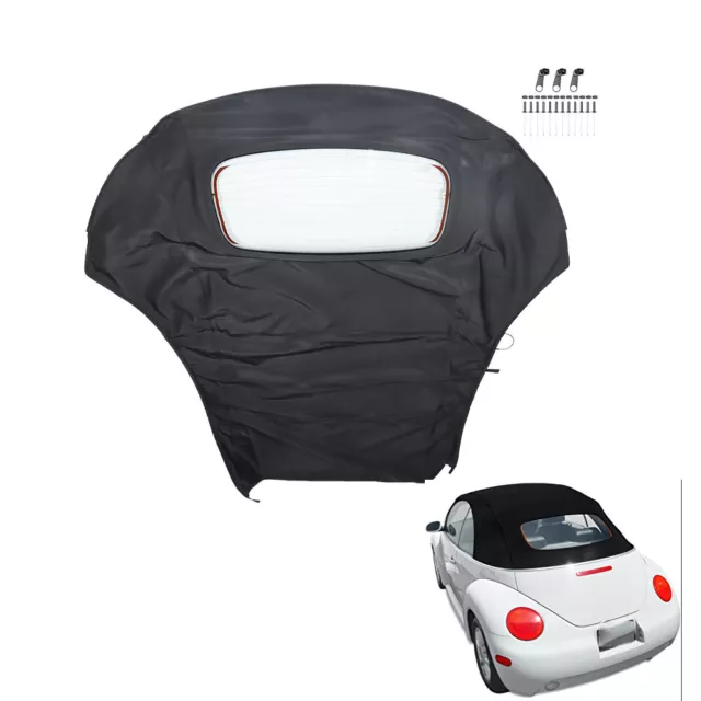 Convertible Soft Top w/ Glass Window For 03-10 Volkswagen VW Beetle Replacement