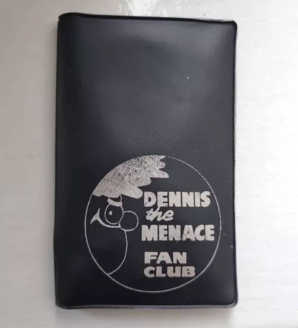 Vintage The Beano, Dennis The Menace Fan club Membership Wallet Good Condition
