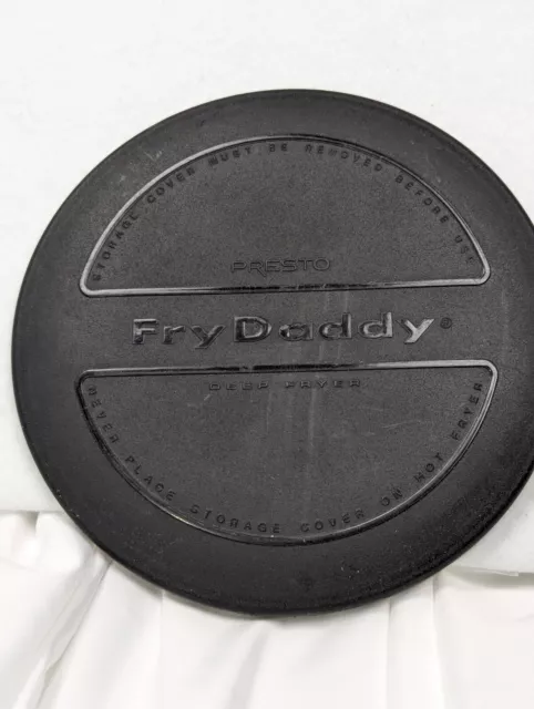 Presto 05424 FryDaddy Electric Deep Fryer Fry Daddy LID ONLY