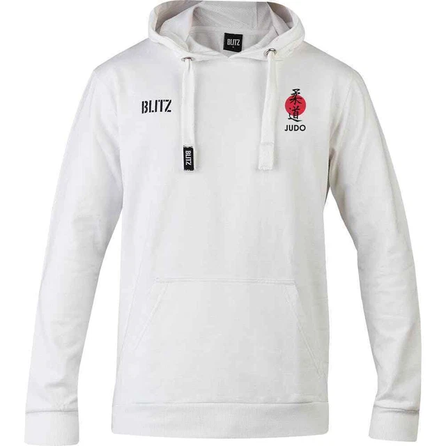Blitz Judo Hoodie Club Top Martial Arts Training - White