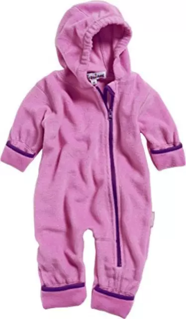 (TG. 6-9 mesi (Taglia produttore:74 cm)) Playshoes Fleece-Overall farblich abges