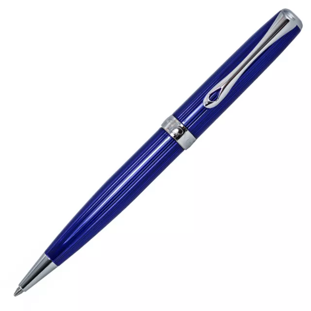 DIPLOMAT Excellence A2 Ballpoint Pen - Skyline Blue Chrome Trim - NEW