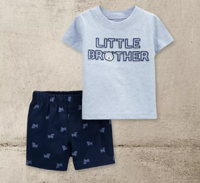 18 MONTHS Child of Mine by Carters Baby Boys Outfit 2 Piece Set Size NWT Boy