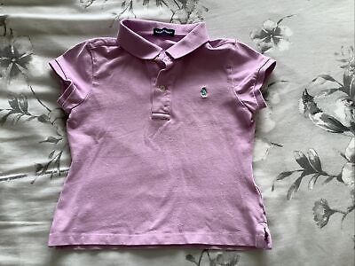 Girls Ralph Lauren  Short Sleeved Polo T Shirt Light Pink Age 3-4yrs