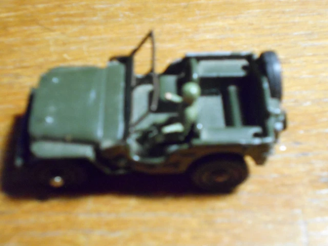 Dinky Toys N°808 Jeep – Made In France, Miniature Militaire 1/43, Meccano