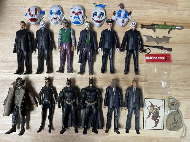 Dc Mattel Movie Masters Dark Knight Trilogy Lot Of 12 Figures Batman Joker Bane