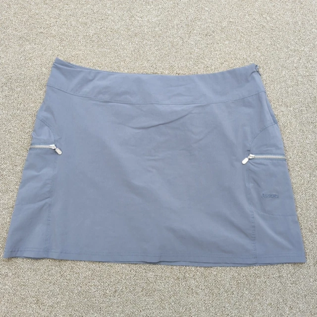 Ascend Skort Womens 16 Hiking Outdoor Tennis Golf Side Zip Skirt Shorts Lined