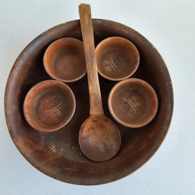 Vintage Wooden Bowls Made in Japan