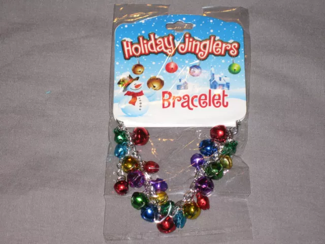 Colorful Bells Holiday Jinglers Seasonal Fashion Festive Bracelet NEW!