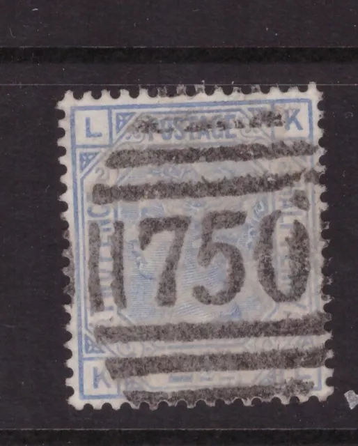 Queen Victoria 1880 2½d Blue SG 157 Plate 21 KL , 750 postmark STOURBRIDGE