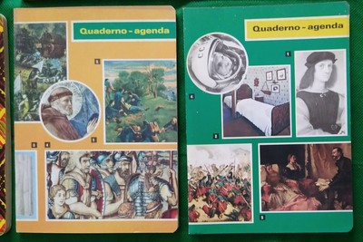 LOTTO 6 QUADERNI  VINTAGE PIGNA quaderni-agenda cacharel e altri 