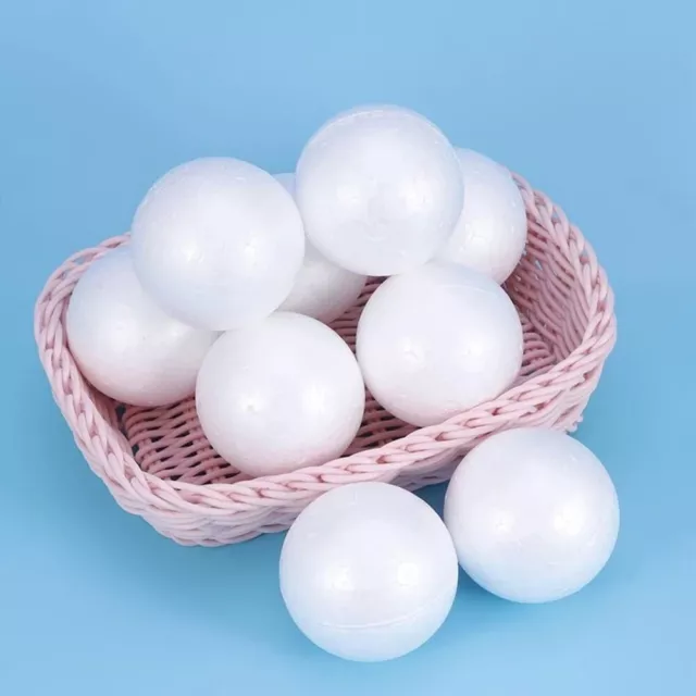 Decorative Foam Balls for Craft and DIY Projects, Pack of 100, Assorted Sizes