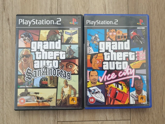 Grand Theft Auto San Andreas  And Vice City GTA PS2