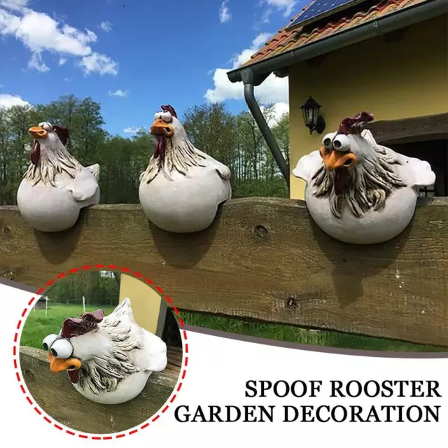Chicken Farm Art-Backyard Decoration Courtyard Chicken Statues Ga -