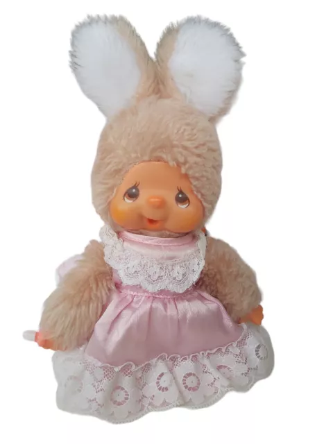 🔥Monchichi Sekiguchi Rabbit Bunny Hase Weiß Selten Sammlerstück Nostalgie🔥