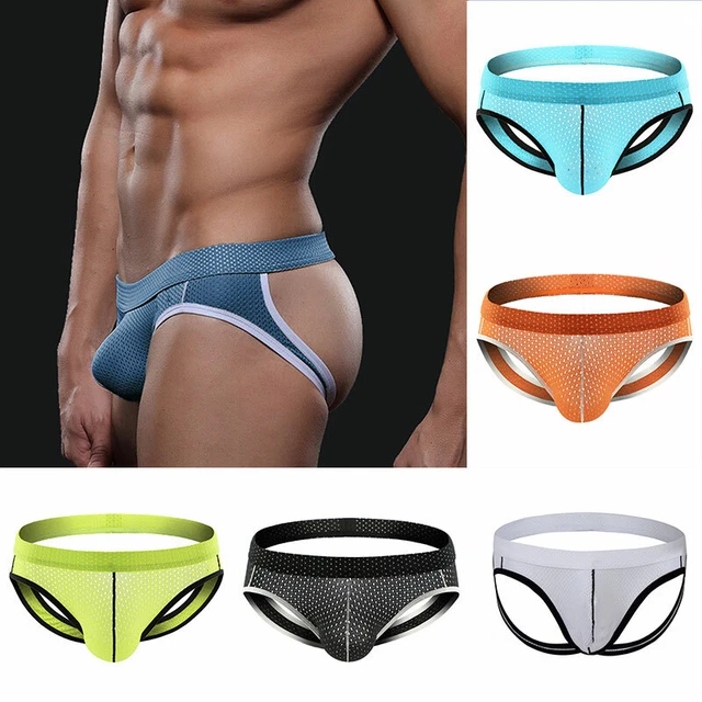 Tanga Da Uomo Con Tasca Sospensorio - Perizoma Intimo Sessuale In Nylon Ed Elastan - Foto 6