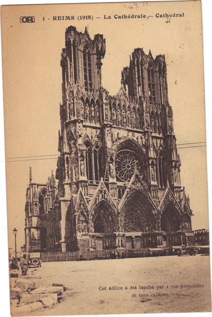 51 - cpa - REIMS - La cathédrale
