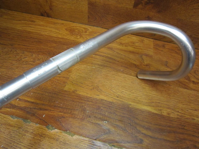 VINTAGE CINELLI GIRO D'ITALIA 64-40 26.4 x 40W DROP HANDLEBARS - MILKY ANODIZED