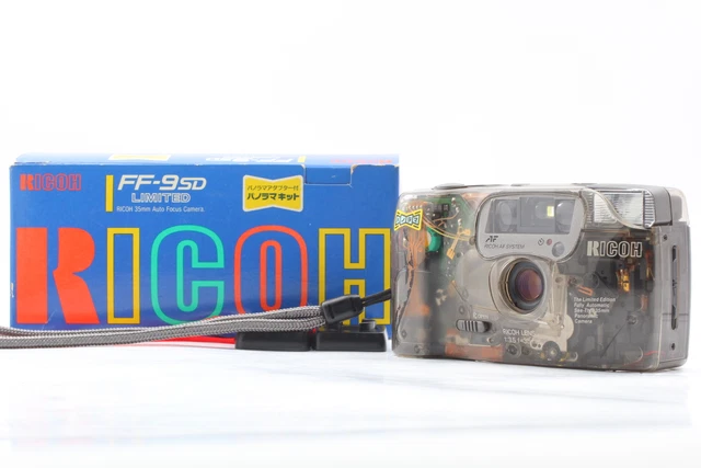 [Near MINT] RICOH FF-9SD Limited Skeleton Point & Shoot 35mm Film Camera JAPAN