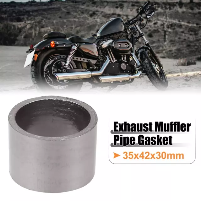35mm ID. 42mm OD Exhaust Muffler Pipe Gasket Graphite Seal Ring for Motorbike