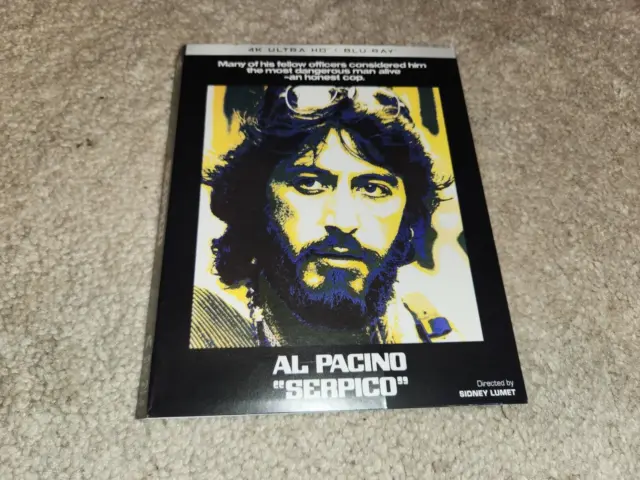 Serpico 4K Al Pacino Slipcover Only Kino Lorber