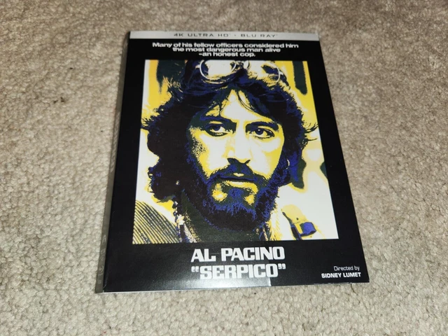 Serpico 4K Al Pacino Slipcover Only Kino Lorber
