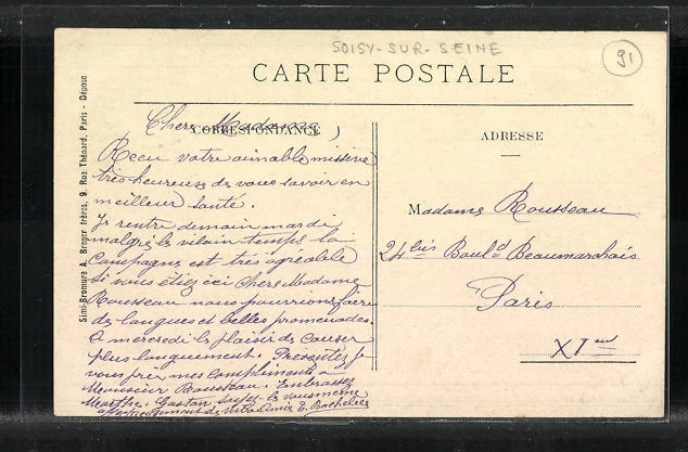 CPA Soisy-sous-Etiolles, Les Bords de la Seine 2