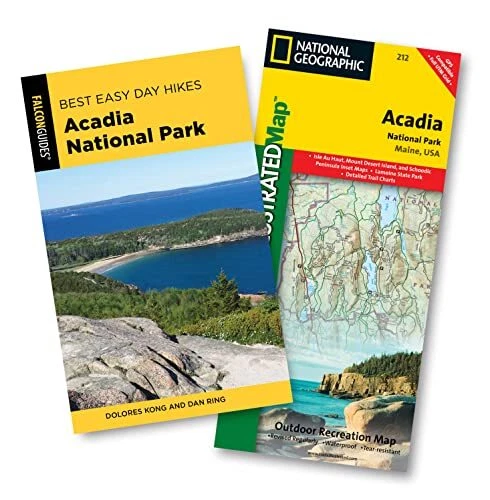 BEST EASY DAY Hiking Guide and Trail Map Bundle: Acadia National Park £ ...