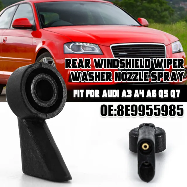 For Audi A1 A3 A4 A6 Q3 Q5 Q7 S3 Windshield Rear Wiper Washer Nozzle Spray Jet