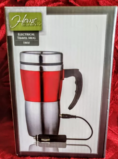 Home Elements Electrical Portable Car Travel Coffee Drink Mug 14 0Z New In Box