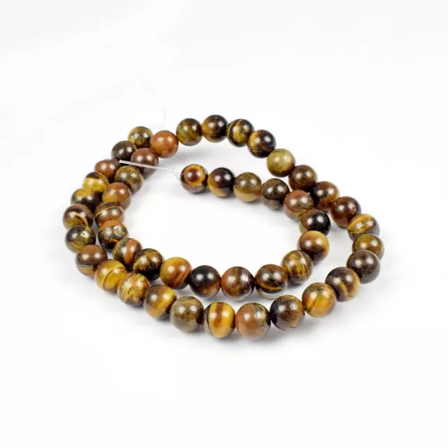 AAA Naturel de Tigre Eye Perles Doré Jaune 8.5 MM Beads15.5 " Brins VB6