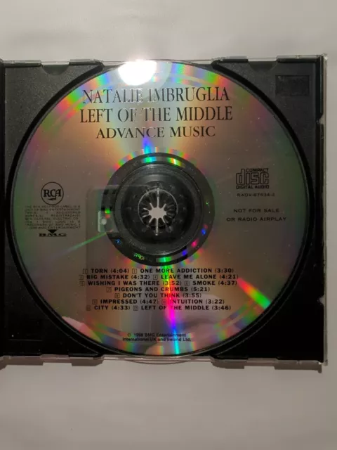 Natalie Imbruglia - Left of the Middle - Advance Music CD Promo