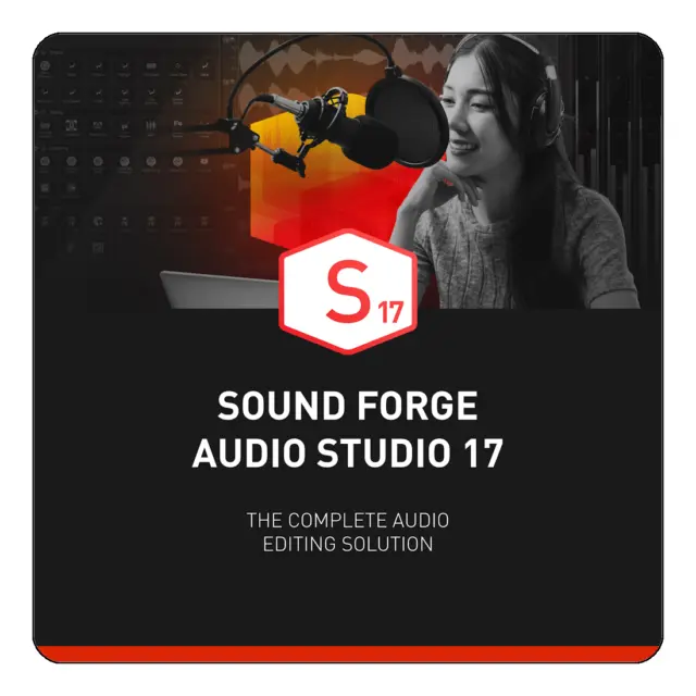 MAGIX Sound Forge Audio Studio 17 - [Activation Card]