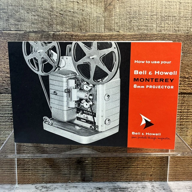 Vintage Bell & Howell Owner's Guide 8mm Monterey Projector Pamphlet