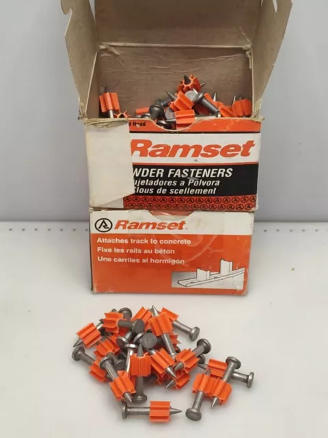 Qty 200 - Ramset 1" Drive Pins 1508 2 Boxes Nails