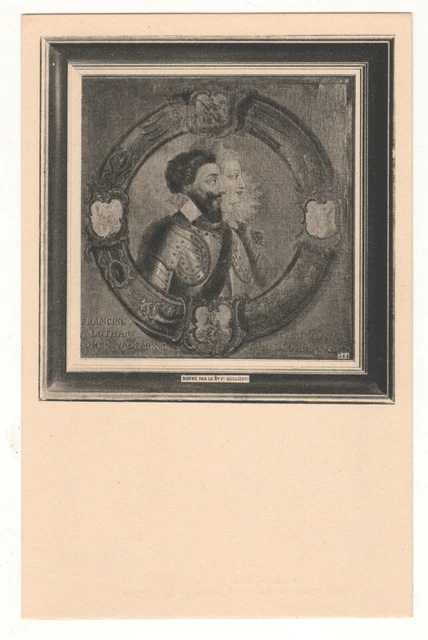 CPA 54 - NANCY : MUSÉE AU PALAIS DUCAL : FRANÇOIS II et CHRISTINE DE SALM -NEUVE