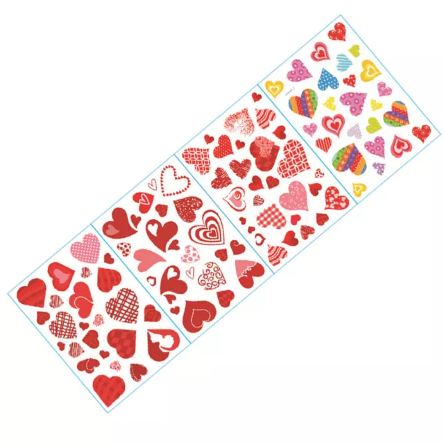 Valentines Day Party Favors Window Clings Wall Sticker Glass